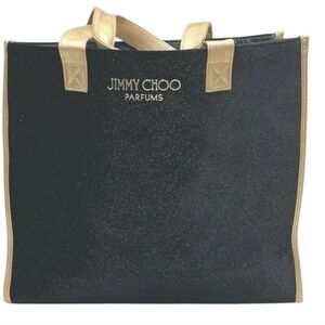 Jimmy Choo Parfums Tote Black Gold Jimmy Choo Unisex Shoulder Tote Bag
